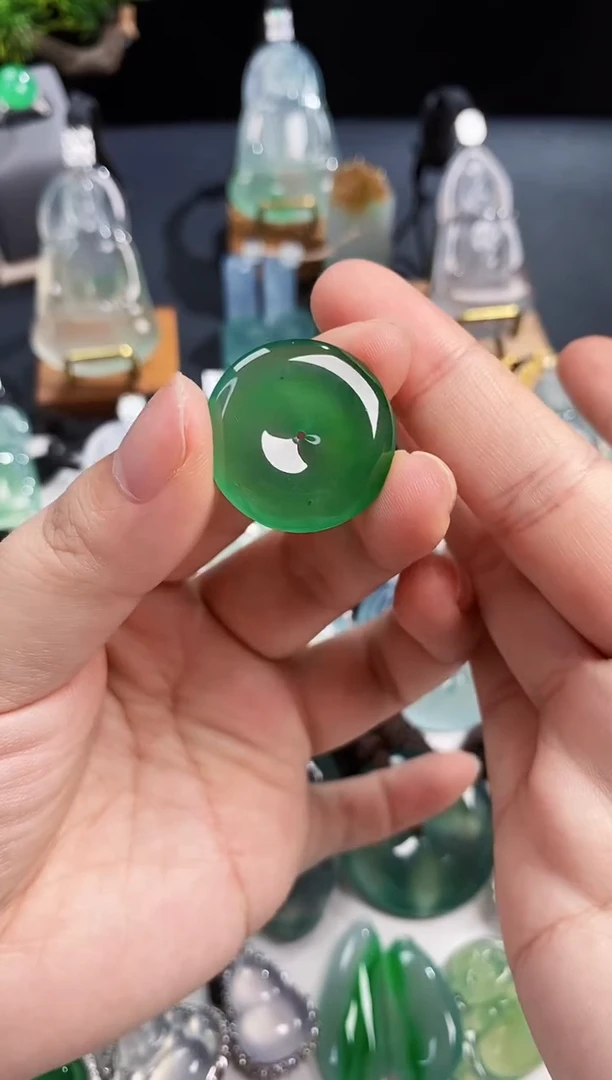 颈饰未镶嵌翡翠翡翠平安扣吊坠