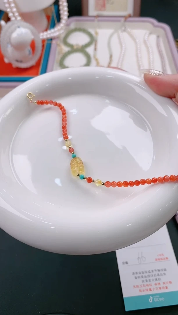 【闪购商品】南红玛瑙手链未镶嵌72