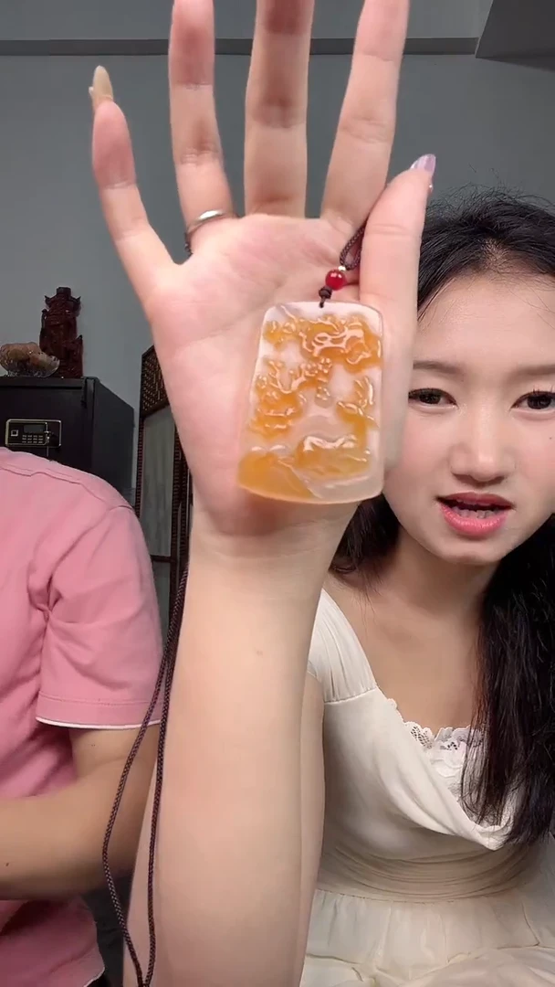 玛瑙/玉髓颈饰未镶嵌5008巧雕带绳多样性发一