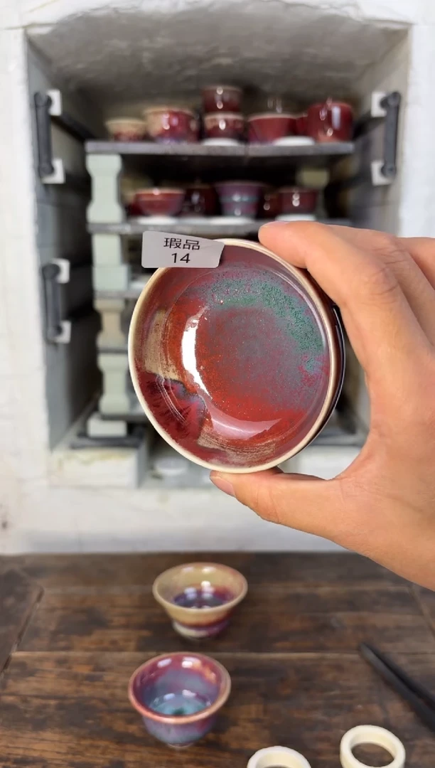 摆件钧瓷窑变精品茶器