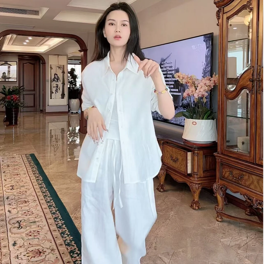 anan 亚麻套装YFTZYM250324001