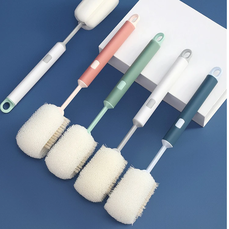 洗杯子刷子长柄家用杯刷专用神器洗奶瓶刷子水杯刷瓜瓢去污海绵刷