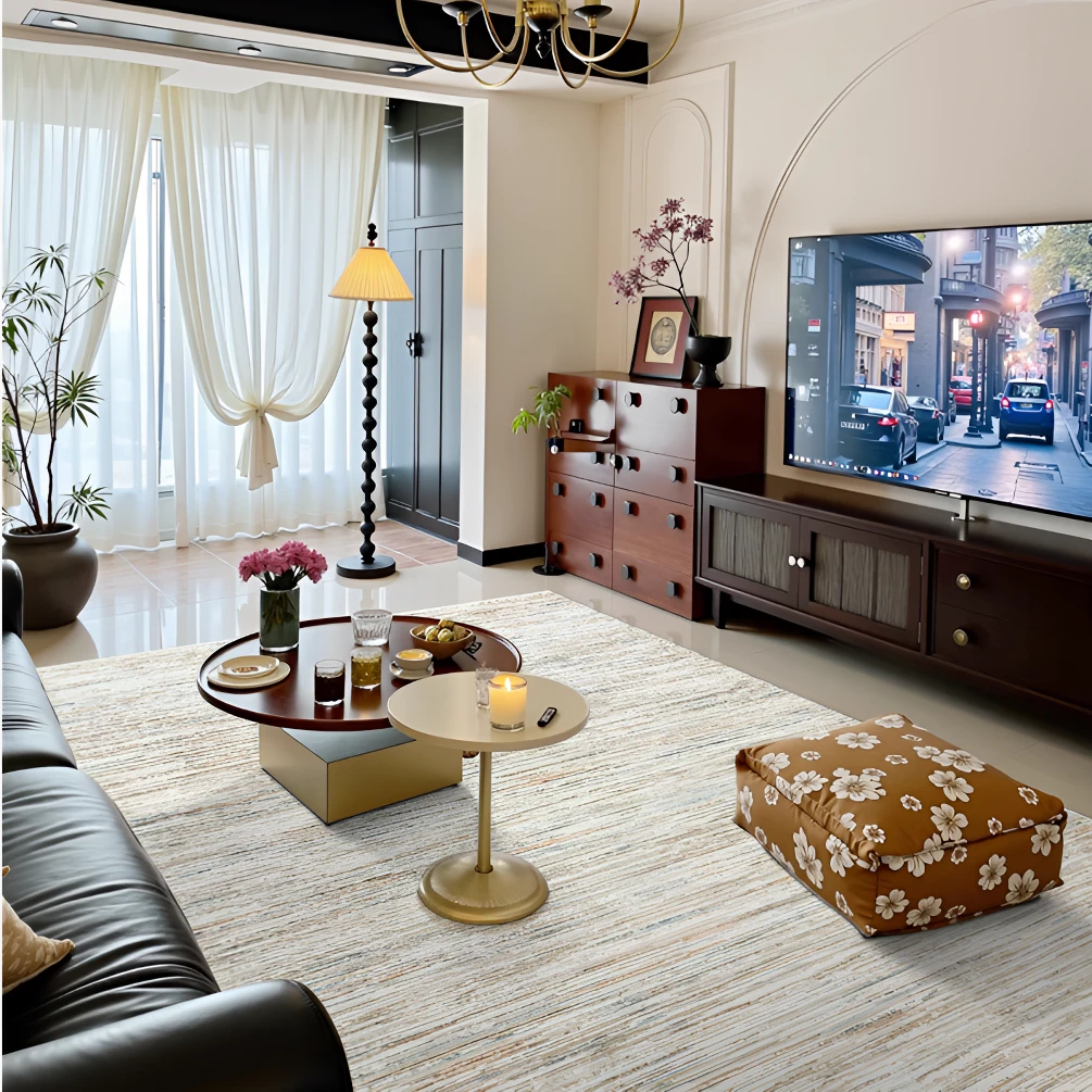 LEZME【Ottoman∣奥斯曼】土耳其原装进口现代轻奢中古客厅卧室地毯