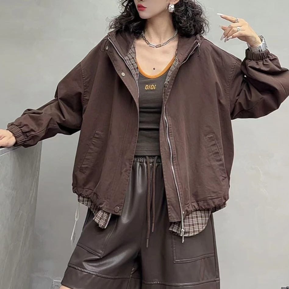 17918新款秋冬加厚休闲百搭宽松显瘦棉服外套