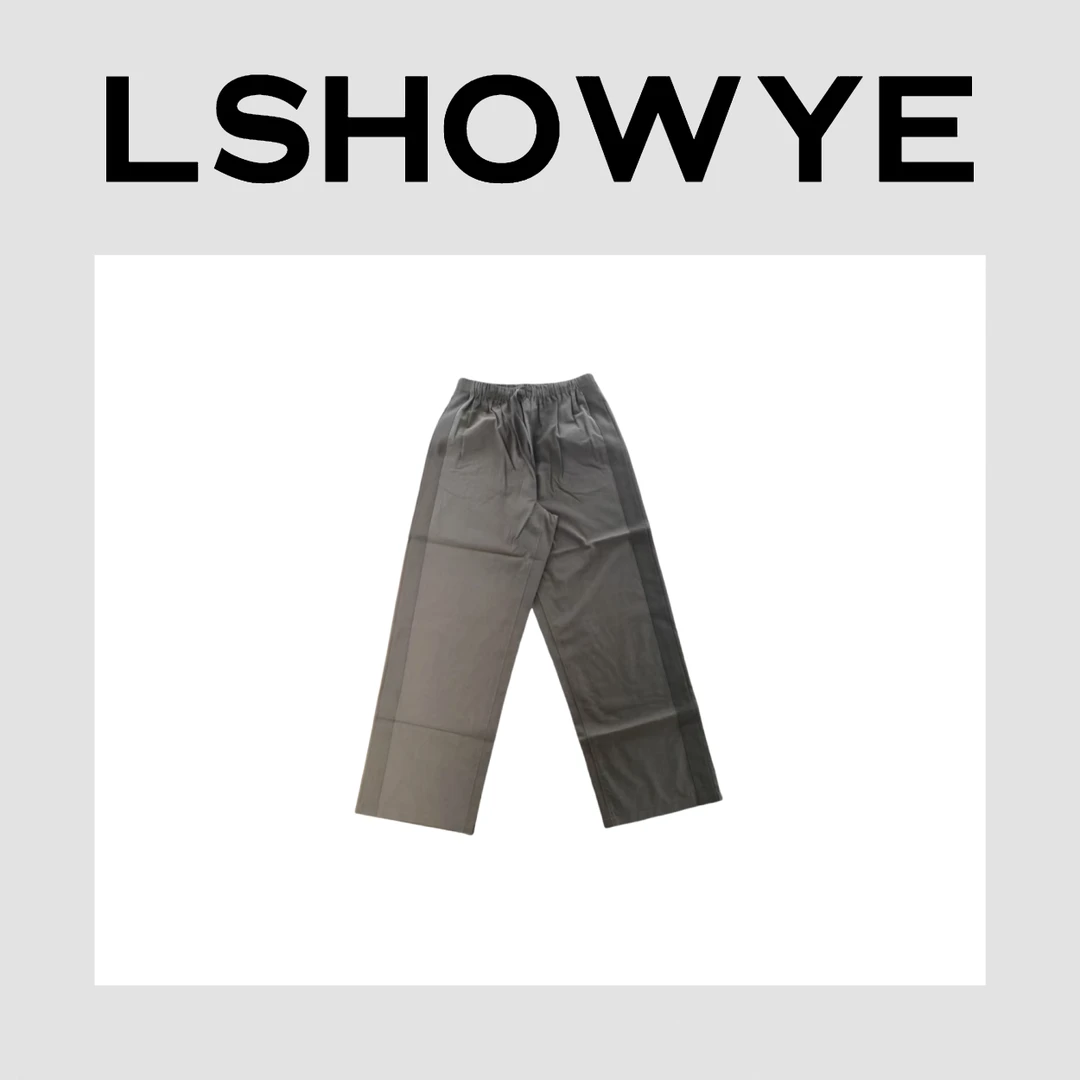 LSHOWYE｜侧边条近江晒锥形裤 TC1K516999