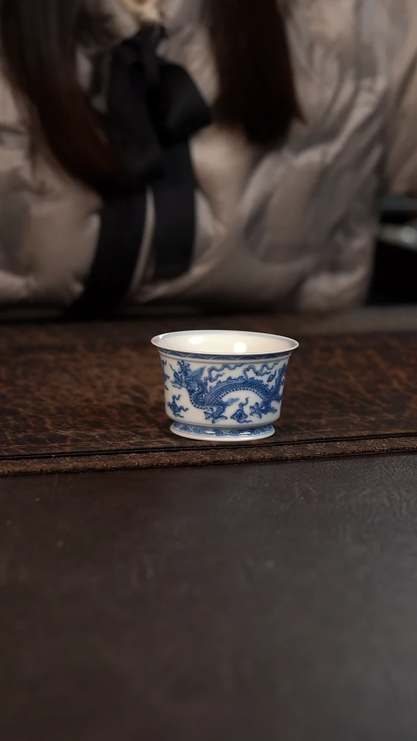 【闪购商品】杯望月怀古双龙马蹄杯