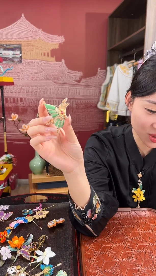 【闪购商品】刺绣苏绣世家非遗手工（胸针