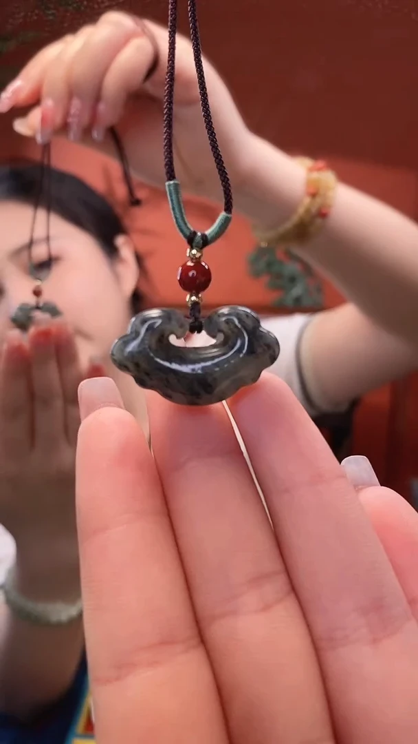 【闪购商品】和田玉挂件未镶嵌平安长命锁