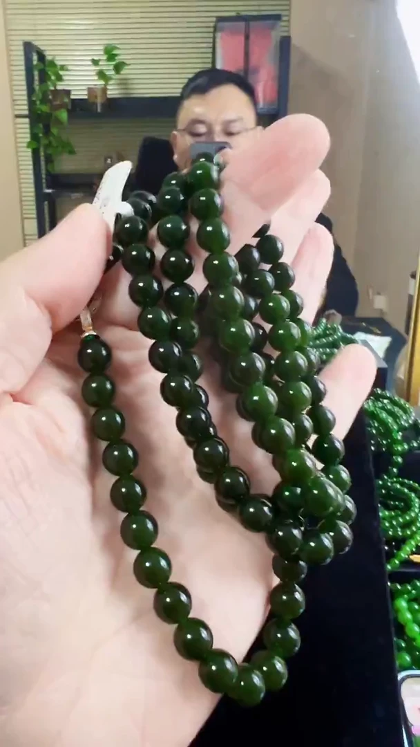 项链未镶嵌和田玉（碧玉）8