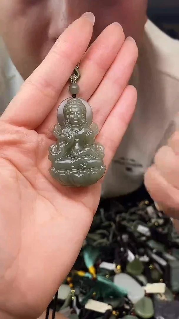 颈饰未镶嵌和田玉多样性发货，拍一发一