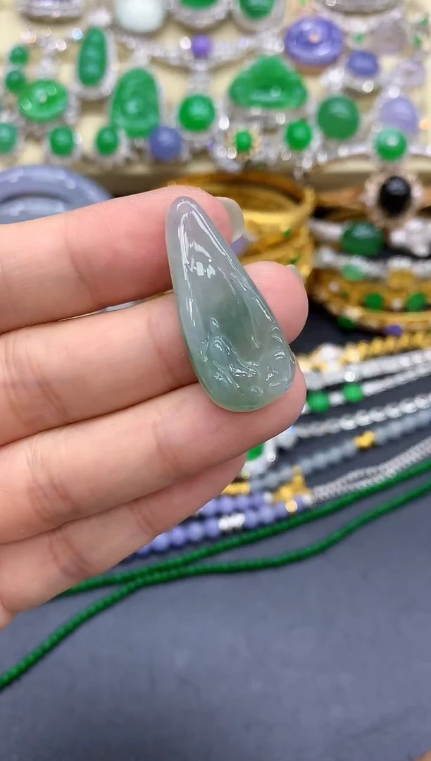 颈饰未镶嵌翡翠190-中国好珍宝