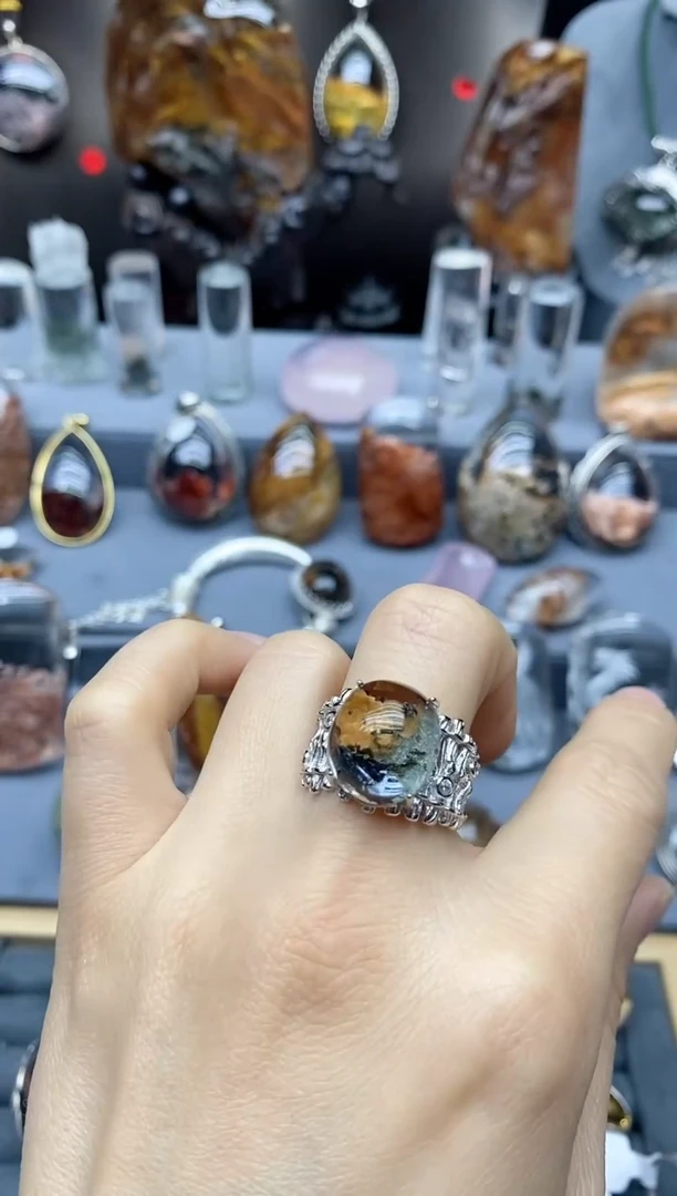 【闪购商品】水晶戒指银S925镶嵌水晶