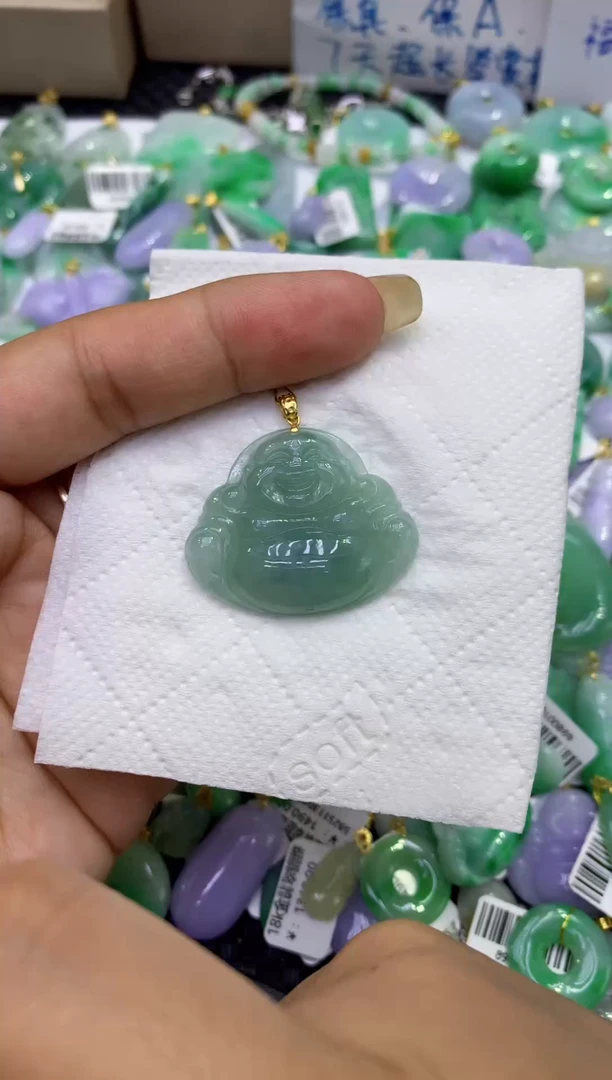 颈饰未镶嵌翡翠天然缅甸A货翡翠