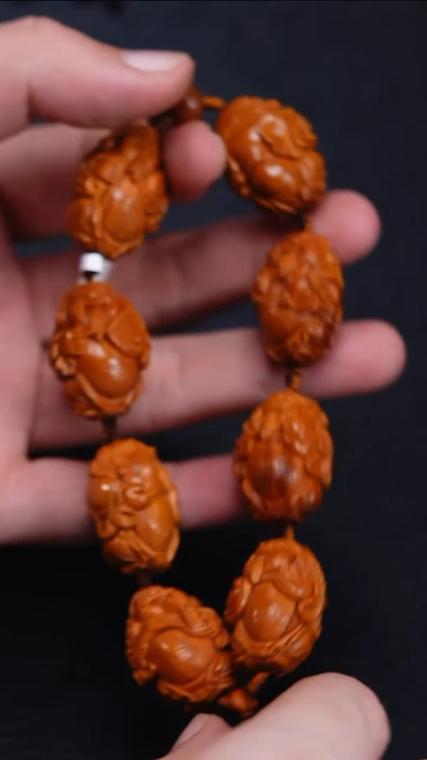 手串/手链橄榄核哇*橄榄核 花