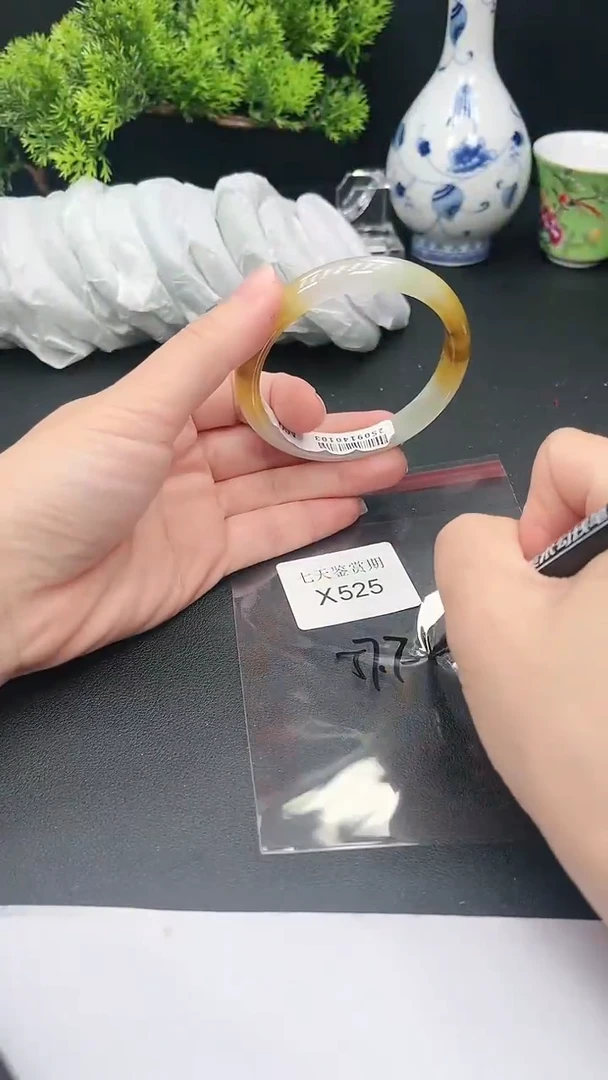 未镶嵌手镯翡翠525