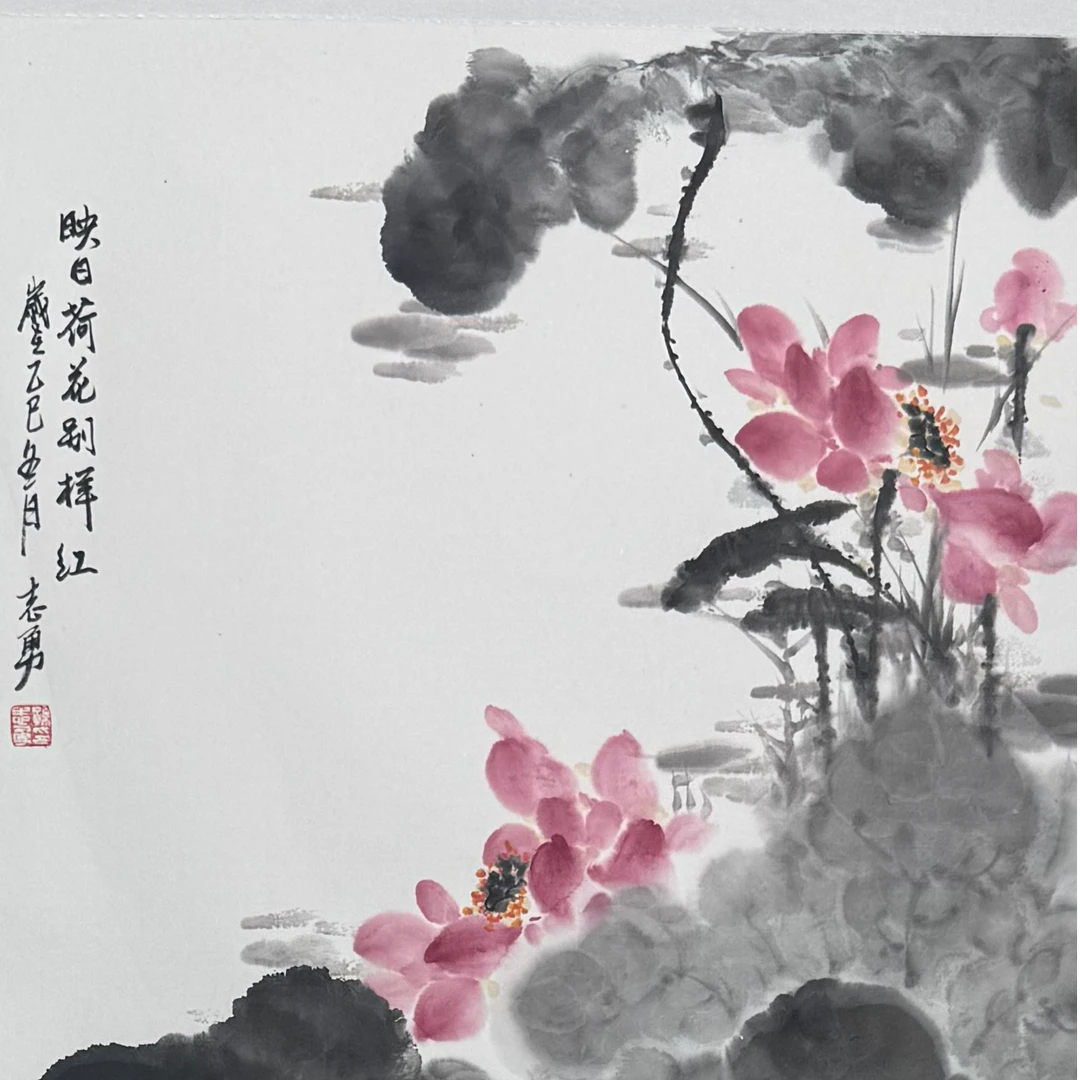 孙志勇老师《映日荷花别样红》