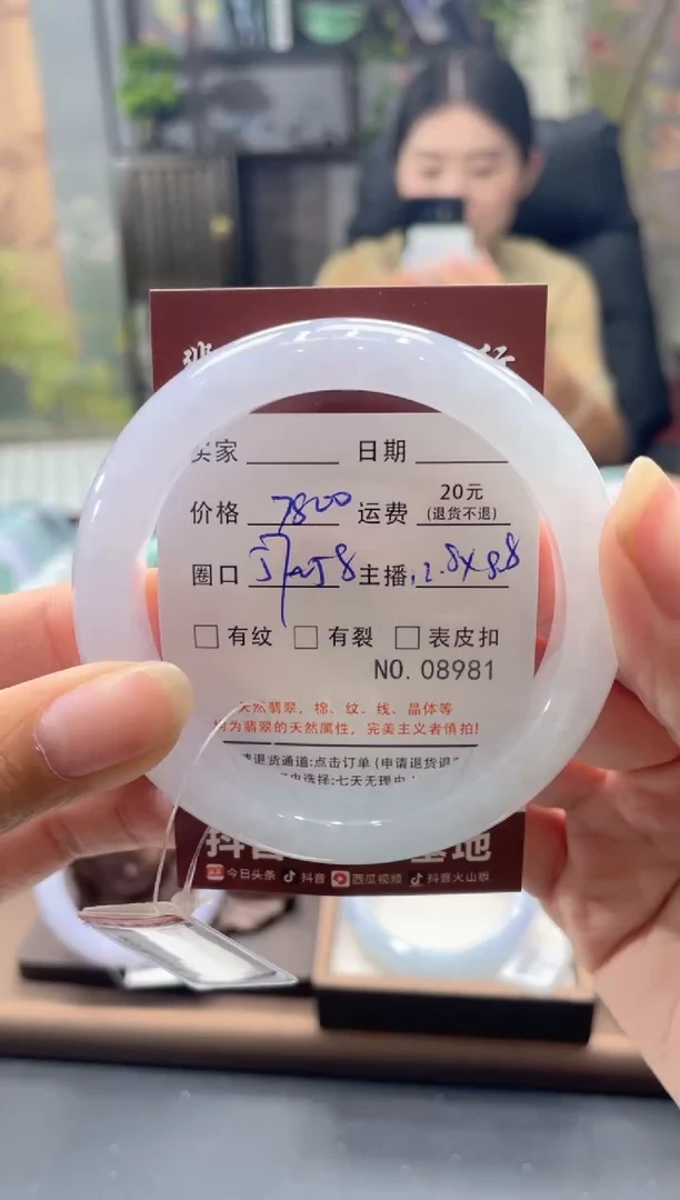 未镶嵌手镯翡翠08981****