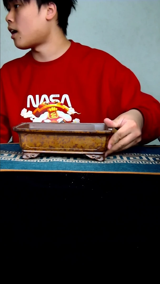 【闪购商品】紫砂花盆20.5*13*5.5内径尺寸