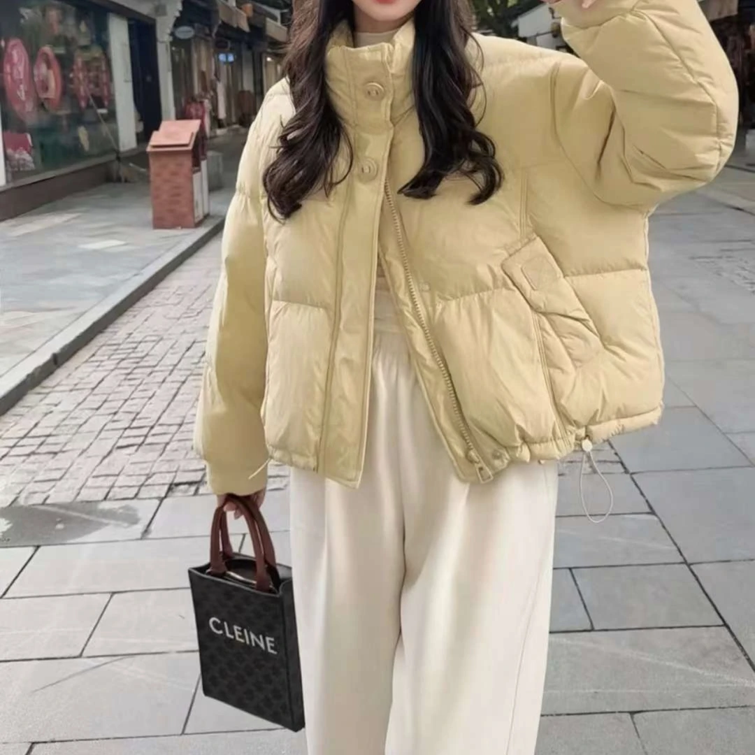 19868韩版时尚立领加厚保暖女外套