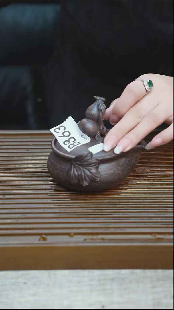 纯手工粗陶茶具每一只不一样