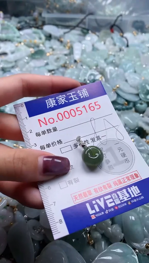 翡翠未镶嵌吊坠(不含链)5165