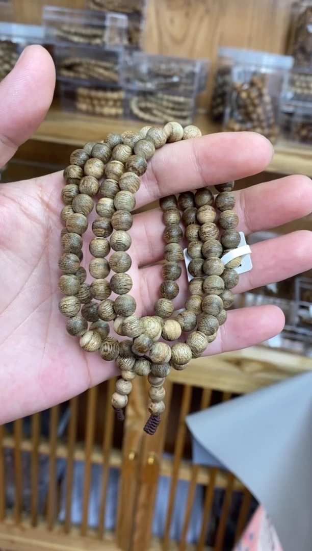 沉香手串达拉干圆珠长串鹧鸪斑0.7多样性发其一