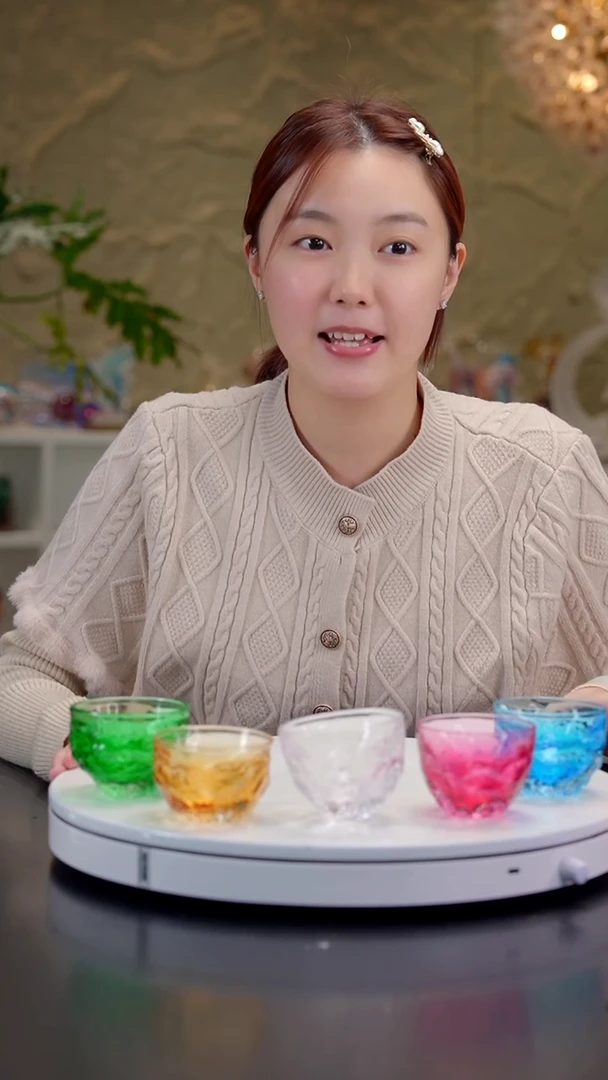 手工艺品琉璃手工肌理纹杯子拍1发2