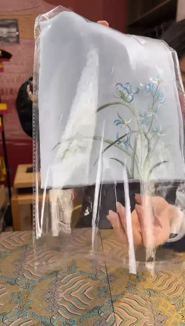 【闪购商品】刺绣苏绣100桑蚕丝大披肩
