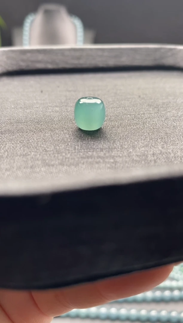 未镶嵌手链翡翠散珠卡9MM老型珠