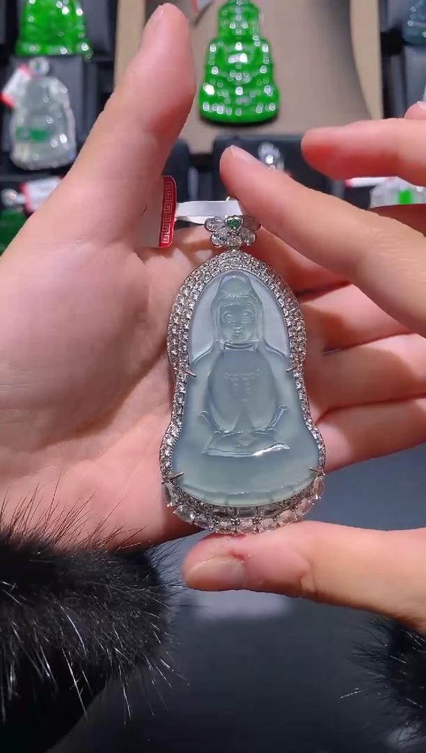 【闪购商品】翡翠颈饰未镶嵌天然A货翡翠Y04