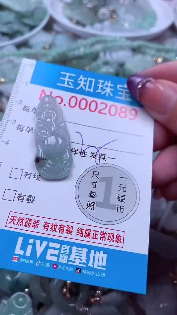 翡翠未镶嵌吊坠(不含链)2089