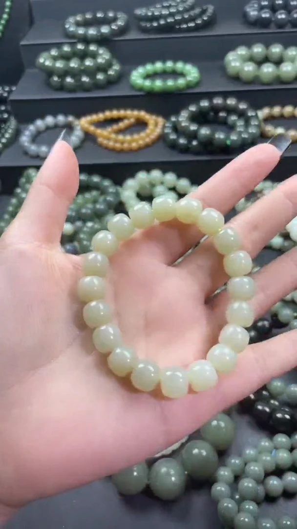 手串未镶嵌和田玉直切手串卡10