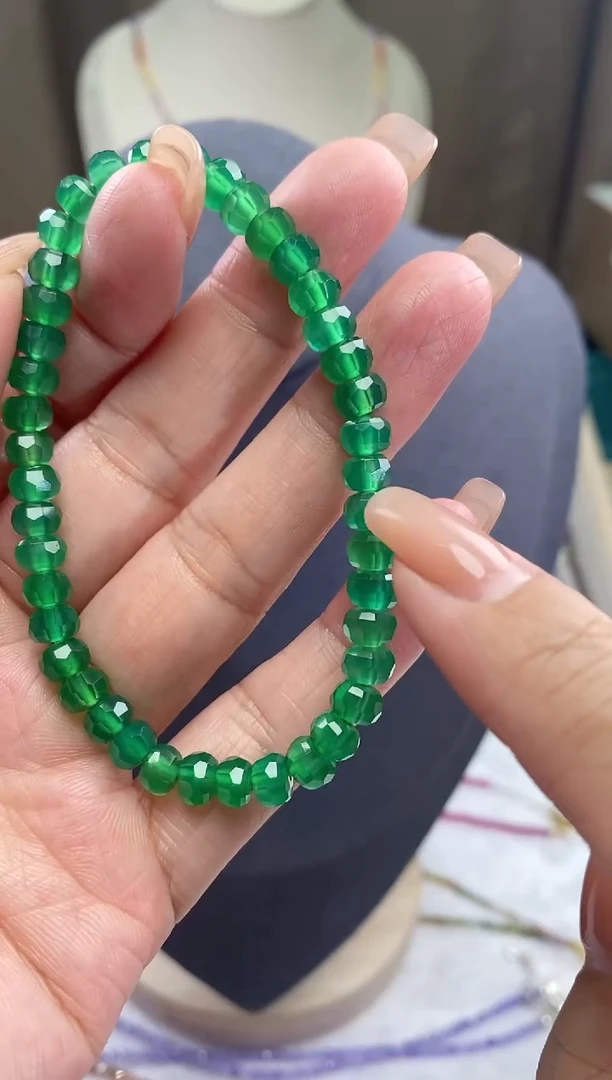 【闪购商品】祖母绿手链未镶嵌诗颜甄选珠宝SYZB40