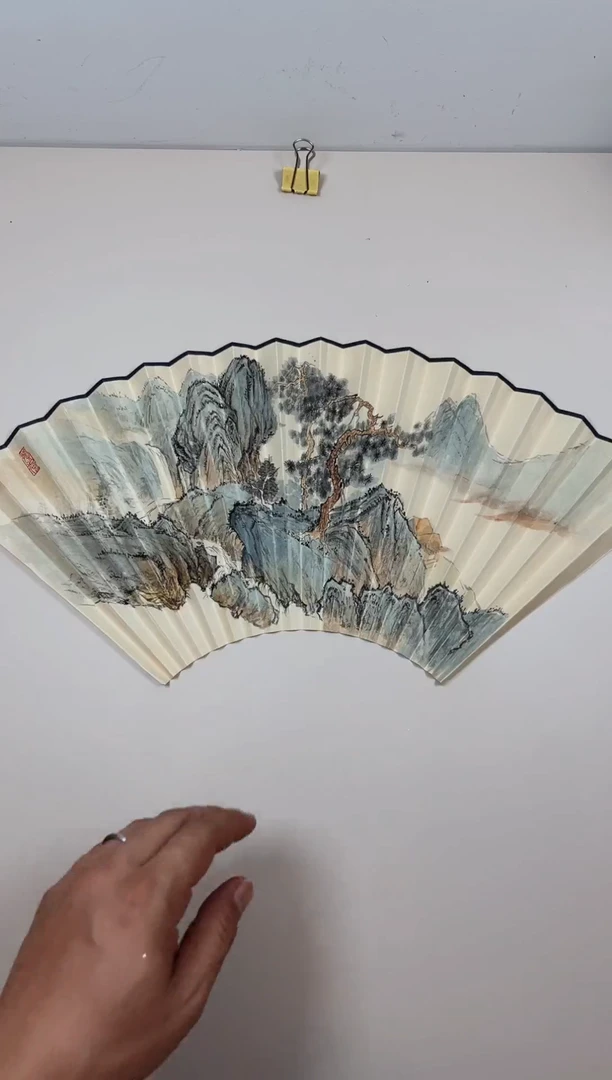 扇子18方20排口师韵扇面