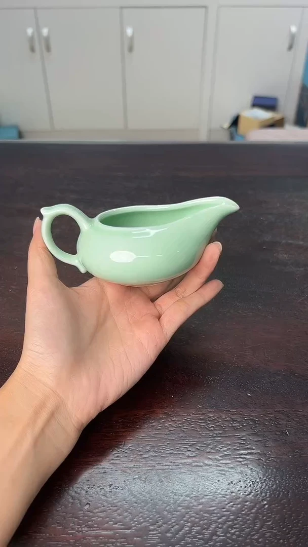 龙泉云间青瓷小米茶器