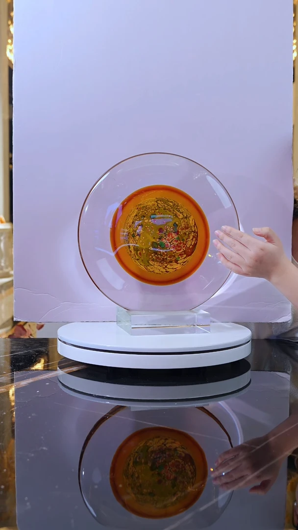 摆件AJ05156金色行星+14*16透底座