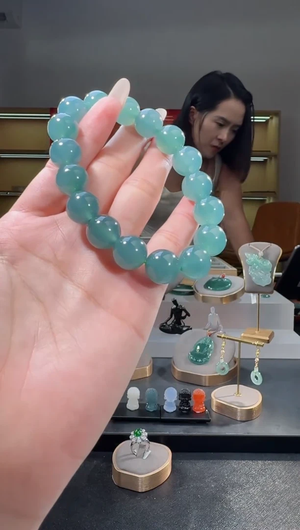 项链未镶嵌翡翠手串（多样性发其一）