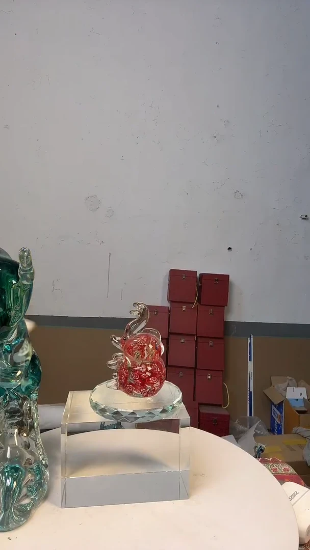 手工艺品琉璃淄博琉璃花瓶花器