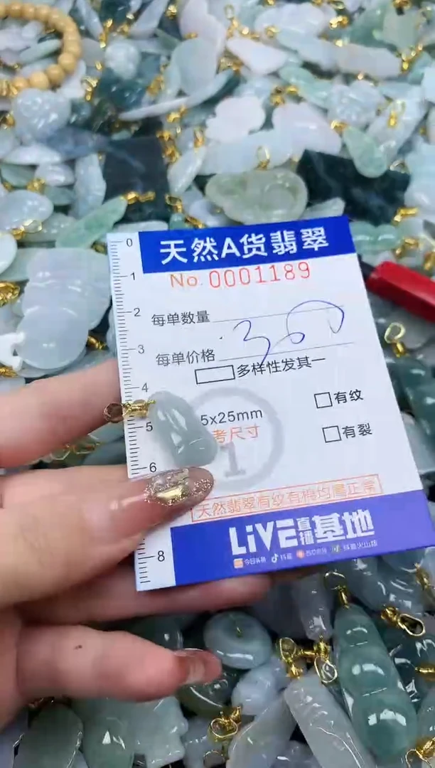 翡翠未镶嵌颈饰天然A货翡翠