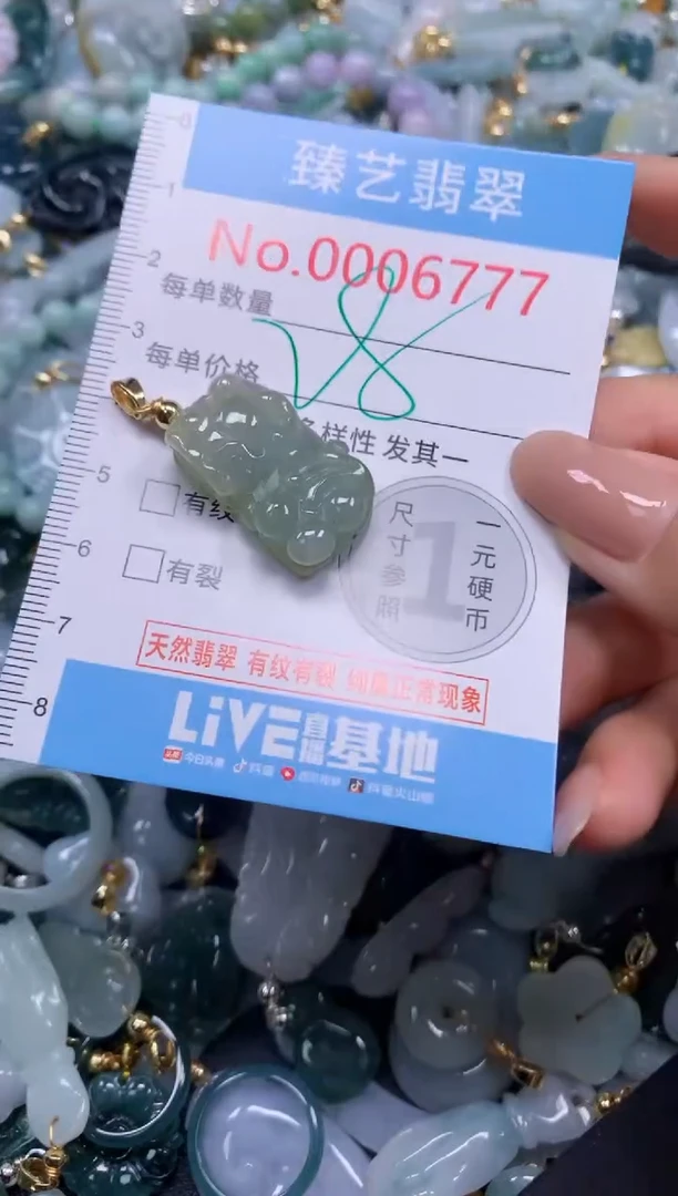 颈饰未镶嵌翡翠6777