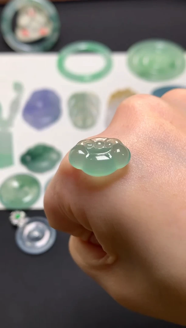 未镶嵌定制翡翠0333001383  11.6*16.8*6.1