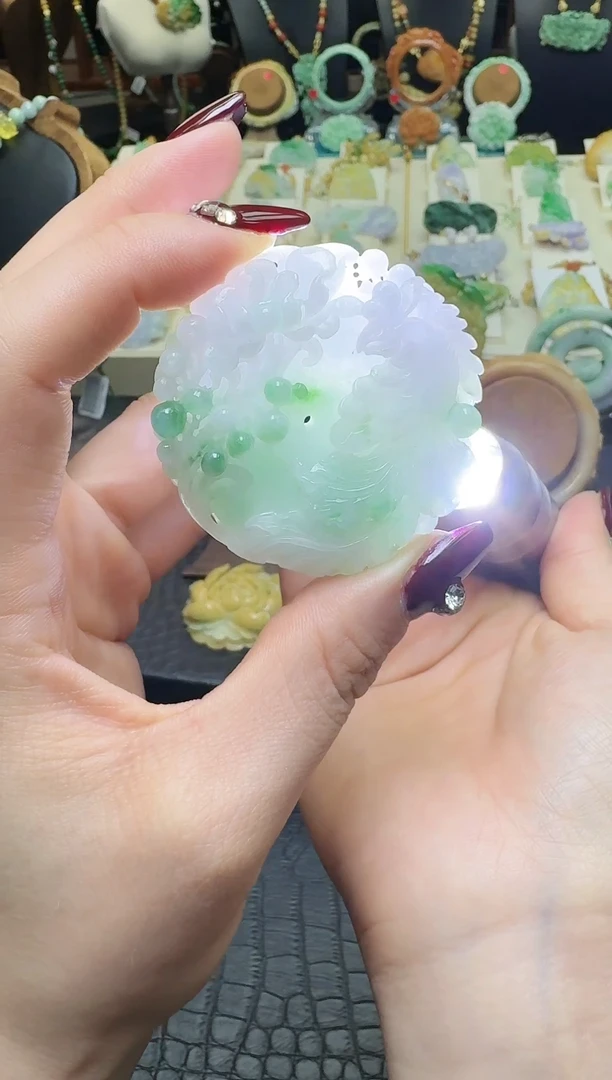 【闪购商品】翡翠颈饰未镶嵌高品质翡翠凤牌