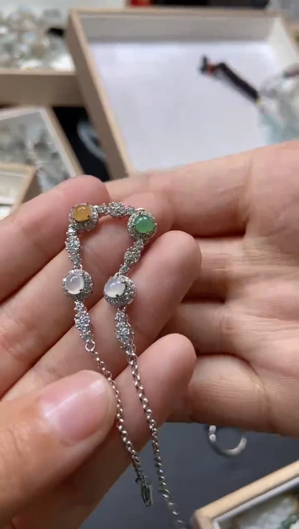 颈饰未镶嵌翡翠天然翡翠a货160