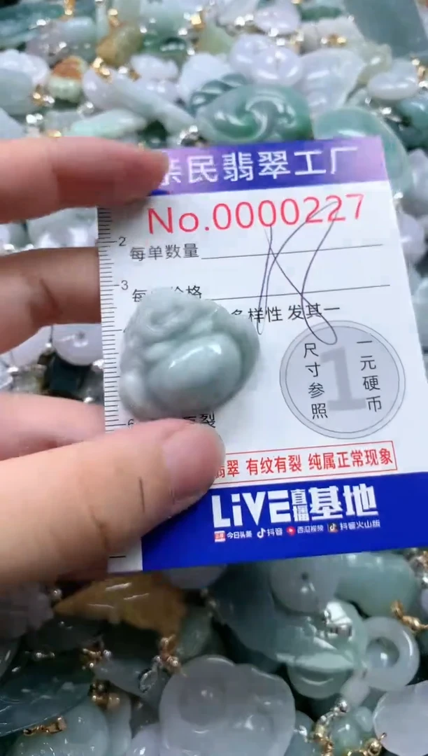 翡翠未镶嵌吊坠(不含链)227