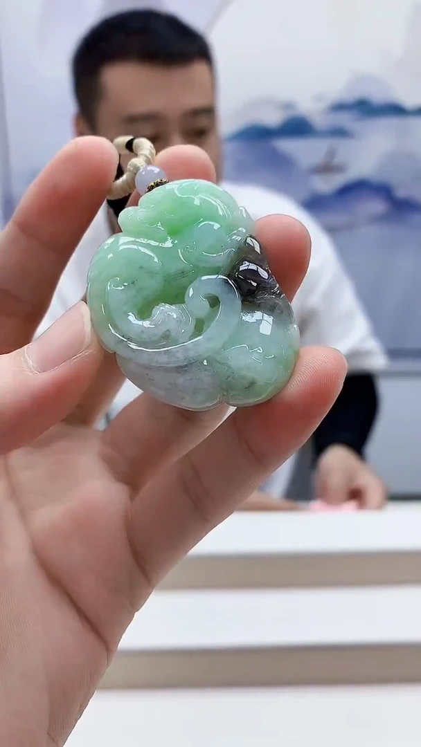 未镶嵌定制翡翠4898bb-毛货挂件64