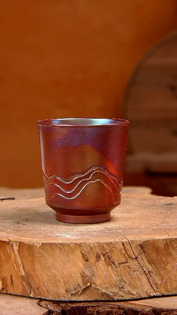 柴烧茶具陶瓷杯子