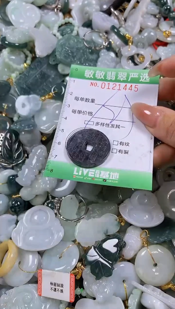 【闪购商品】翡翠颈饰未镶嵌闪购0121445多样性发其一