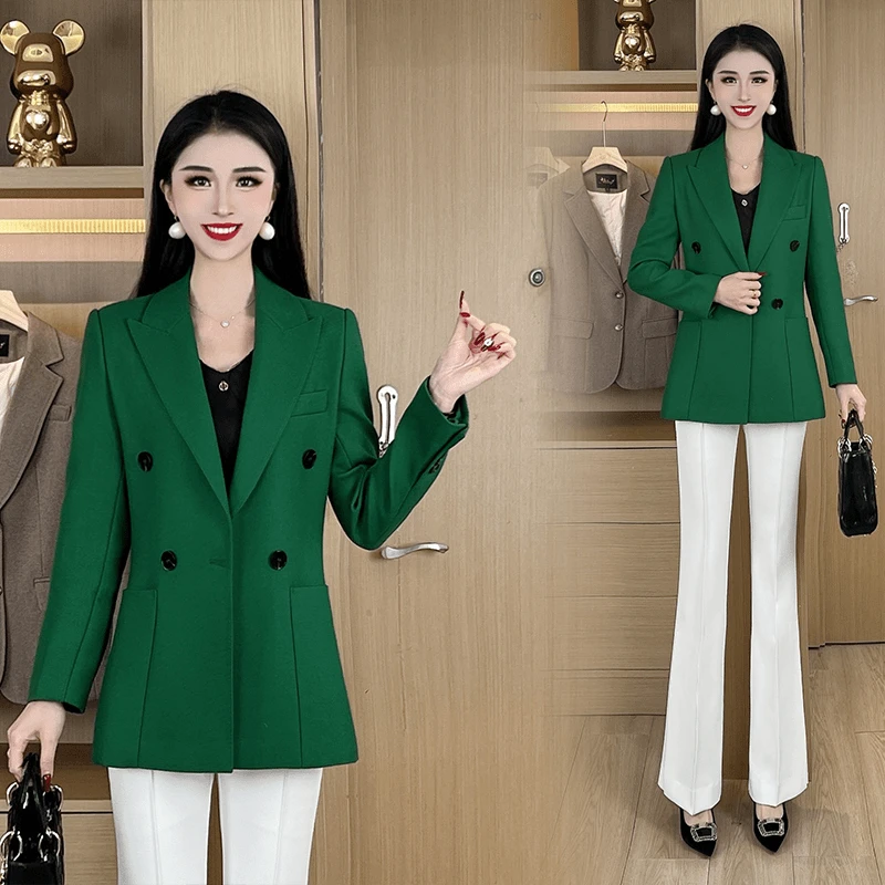 轻熟风职业西装外套女2025秋季新款宽松型显瘦女神范小西服外套潮