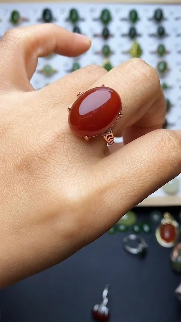 【闪购商品】南红玛瑙戒指未镶嵌1