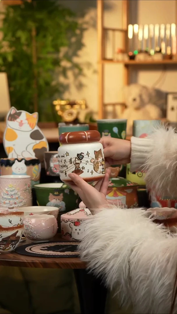 瓷片瓷B753景德镇原创手工陶瓷